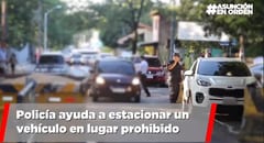 “Nenecho” denuncia que hasta un policía permite estacionar en sitio no permitido
