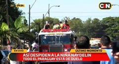 Una multitud despide los restos de Naidelin en Minga Guazú