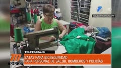 Fundación confecciona batas para donar a hospitales