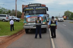 Dinatran amplía suspensión de servicio de transporte