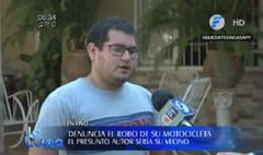 Hombre denunció robo de su moto y es víctima de amenazas