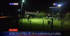 Policía interviene partido de vóley en plena cuarentena