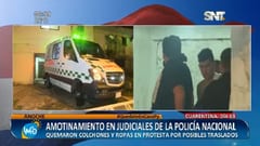 Sede policial sufre amotinamiento de internos