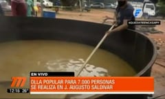 Organizan olla popular digna del “Récord Guinness”