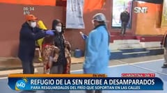Refugio de la SEN recibe a personas en situación de calle