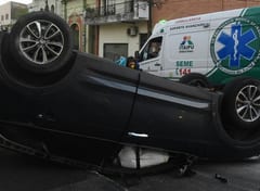 Periodista Mabel Rehnfeldt sufre choque en el microcentro