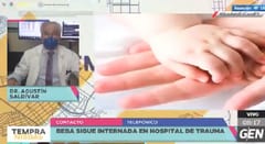 Beba sigue en terapia intensiva y sufrirá secuelas, confirman
