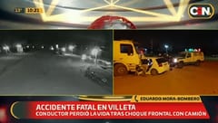 Conductor fallece tras embestir contra camión de gran porte