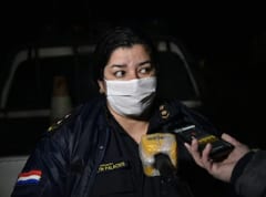 Agente policial resulta herido durante asalto a pizzería
