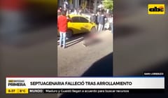 Anciana fallece tras ser arrollada por bus en San Lorenzo
