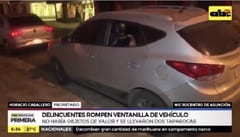 Tortoleros se llevan dos tapabocas de camioneta estacionada