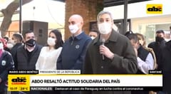 Abdo Benítez adelanta algo del informe de Mazzoleni