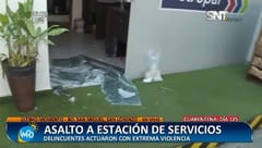 Golpean a playero y se llevan millones en asalto