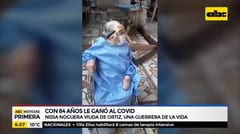Mujer de 84 años vence al Covid-19 tras días de internación