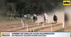 Fiscal investiga carrera de caballos que juntó a 300 personas
