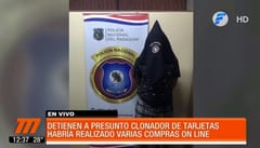 Detienen a sospechoso de clonar tarjetas