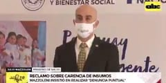 Mazzoleni responde a médicos y niega falta de equipos