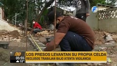Presos construyen su propia celda en comisaría de Limpio