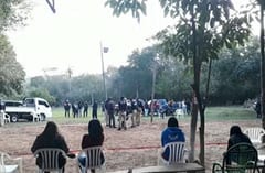 Fiscala irrumpe en torneo de piki en propiedad de la familia de Richart Báez