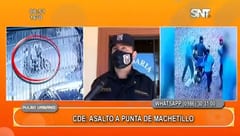 Maleantes roban motocicleta a punta de machetillo