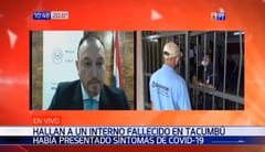 Tacumbú: Hallan sin vida a recluso que padecía síntomas de Covid-19