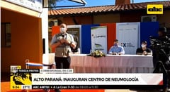 Inauguran centro de neumología en el este con aporte privado
