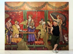 La «mano» de Migliorisi en una exposición