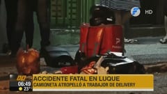 “Delivery” muere tras ser embestido por camioneta