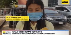 Familia no cree en el resultado positivo de Adelio Mendoza