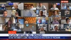 Senadores envían a comisión pedido de pérdida de investidura de Friedmann