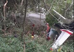 Piloto muere tras choque de avioneta contra antena de telefonía