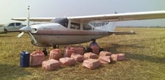 Interceptan aeronave con cargamento de cocaína