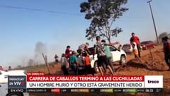 Carrera clandestina acaba con un muerto