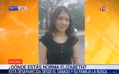 Buscan a joven desaparecida desde la noche del sábado