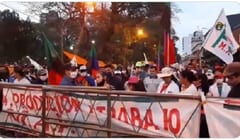Más de 1.500 campesinos marchan este martes en la capital del país