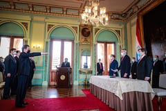Luis Castiglioni jura como ministro de Industria y Comercio