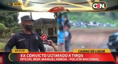Exconvicto es ultimado en Luque
