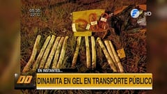 Hallan dinamita y afirman que era para volar una cárcel
