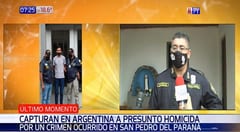 Capturan en Argentina a paraguayo sospechoso de homicidio
