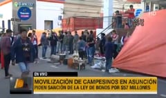 Campesinos vuelven a copar el microcentro
