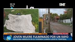 Joven muere fulminado por un rayo durante tormenta