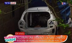 Hallan vehículo robado en vivienda de San Lorenzo