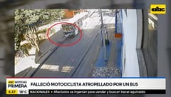 Motociclista fallece tras ser arrollado por un bus en Luque