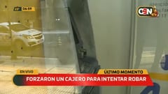 Intentan abrir un cajero automático en el microcentro