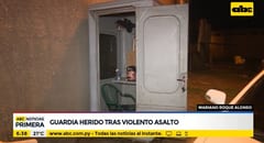 Guardia resultó herido tras intento de asalto