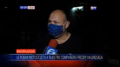 Roban motocicleta de periodista en Villa Elisa
