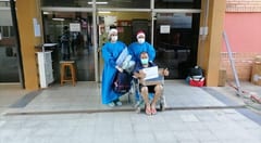 Tras 15 días en terapia, dan de alta a hombre que venció al Covid-19