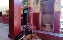 A días del regreso a clases, denuncian deplorable estado de colegio capitalino