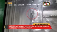 Capturan a tres hombres pillados por cámaras de seguridad