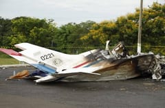 Aparece video de la última maniobra del avión estrellado